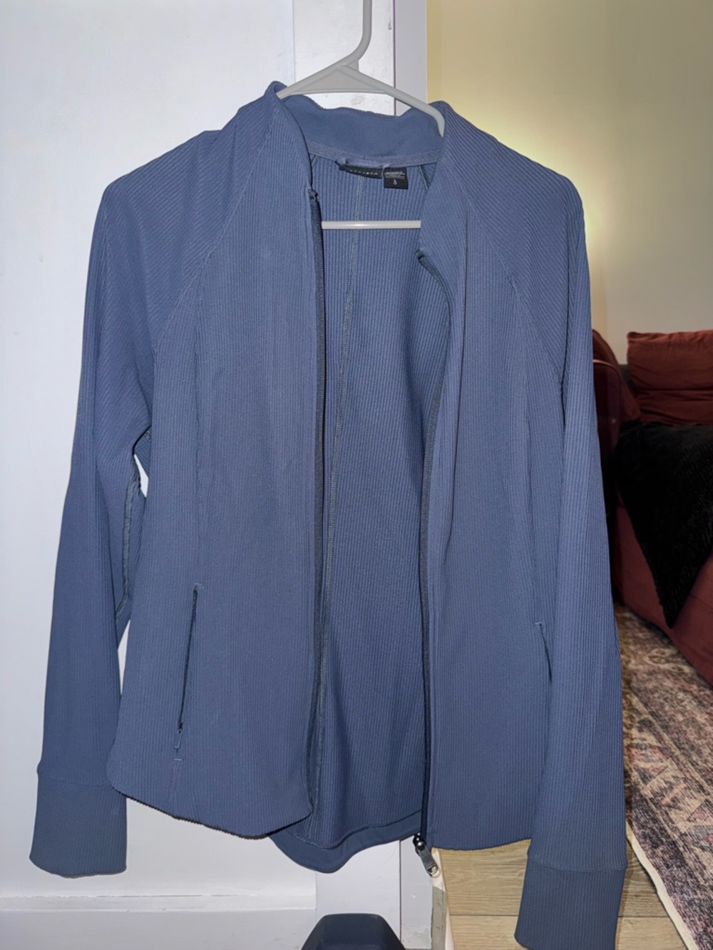 Athleta Salutation Ribbed Full Zip